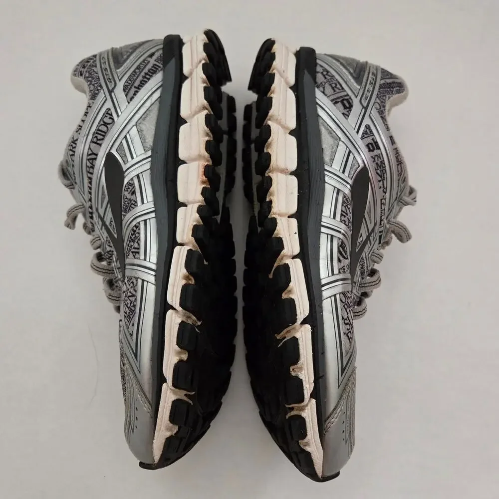 Brooks Adrenaline GTS 17 Gray Lady NYC Limited Edition Running Sneakers Sz 7